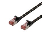 Nettverkskabel - Deltaco patch cable - 1.5 m - black - Svart - 1m - UFTP-2312