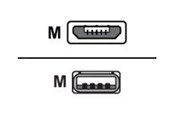 USB - Sharkoon - USB cable - Micro-USB Type B to USB - 0.5 m - 4044951015474