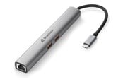 Dokkingstasjon - Sharkoon OfficePal Combo Adapter - docking station - USB-C - HDMI - 1GbE - 4044951040704