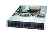 Kabinett - Supermicro SC216 BE1C4-R1K23LPB - Kabinett - Server (Rack) - Svart - CSE-216BE1C4-R1K23LPB