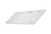 Tastatur - Samsung Smart Keyboard Trio 500 EJ-B3400 - keyboard - QWERTZ - German - white Input Device - Tastatur - Tysk - Hvit - EJ-B3400BWGGDE