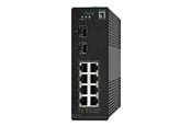 Switch/splitter - LevelOne Hilbert IGS-2110P - switch - industrial lite 802.3af/at -40 to 75°C - 10 ports - smart - IGS-2110P