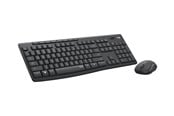 Tastatur - Logitech MK295 Silent - keyboard and mouse set - AZERTY - Dutch - graphite Input Device - Tastatur & Mussett - Nederlandsk - Svart - 920-009803