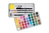 Arts & Crafts - Tilbehør - Nassau Luxury Watercolor Paint Set - 45 Colors - AR052802