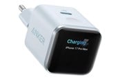Mobil - Adaptere og ladere - Anker Nano Charger (45W Smart Display) - Blue - A121DG31