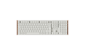 Tastatur - Keychron K5 Ultra SE 100% 8K Keychron Milk POM Red - Gamingtastatur - Nordisk - Hvit - K5U-P1-BO