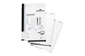 Konferanse & Presentasjon - DURABLE BADGEMAKER - name badge cards - 200 card(s) - 54 x 90 mm - 145502