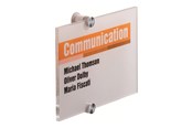 Konferanse & Presentasjon - DURABLE CRYSTAL SIGN sign holder - transparent - 482319