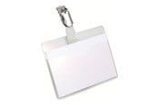 Konferanse & Presentasjon - DURABLE name badge holder - for 60 x 90 mm - transparent (pack of 25) - 810619