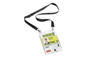 Konferanse & Presentasjon - DURABLE card holder - for A6 - black - 852501