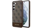 Mobil - Deksel og etui - GUESS 4G Stripe Collection case for Samsung Galaxy S24+ - brown - 3666339241162
