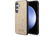 Mobil - Deksel og etui - GUESS Glitter Script case for Samsung Galaxy S24 - gold - 3666339241360