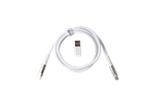 Tastatur - Keychron Dobbeltsleevet Geek USB 8K-kabel (White) - Tastaturkabel - Hvit - Cab-37
