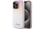 Mobil - Deksel og etui - GUESS GUHCP15XPSAIRSP iPhone 15 Pro Max 6.7" pink/pink hardcase Saffiano Iridescent Script - 3666339224813