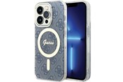 Mobil - Deksel og etui - GUESS IML 4G MagSafe case for iPhone 15 Pro - blue - 3666339194642