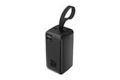 Nødlader - Wozinsky W8-B - 30W 2 x USB-A and 2 x USB-C and USB micro with flashlight - Black - 50000 mAh - 5907769388132