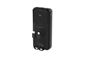 Nødlader - Wozinsky 22.5W PD20W with Built-in Lightning and USB-C Cables - Black - 20000 mAh - 5907769388071