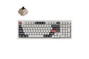 Tastatur - Keychron Q5 Ultra 8K - Wireless Mechanical Keyboar - Gamingtastatur - ANSI - Hvit - Q5U-P3
