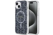 Mobil - Deksel og etui - GUESS IML GCube MagSafe case for iPhone 15 Plus / 14 Plus - black - 3666339221850
