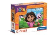 Puslespill - Clementoni Dora the Explorer 2025 puzzle 12 cubes Blokk - 41510