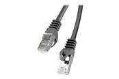 Nettverkskabel - Lanberg patch cable - 1.5 m - black RAL 9004 - Svart - PCF6-10CC-0150-BK