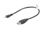 USB - Lanberg - USB cable - USB to Micro-USB Type B - 30 cm - CA-USBM-10CC-0003-BK