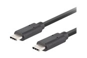 USB - Lanberg USB-C cable - USB-C to USB-C - 1.8 m - CA-CMCM-32CU-0018-BK