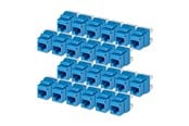 Tilbehør - StarTech.com Startech keystone jack - 180° 110 punch down - TAA Compliant - C6KEY110180BL24PK