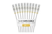 Nettverkskabel - StarTech.com Startech patch cable - 50 cm - grey - Grå - N6PAT50CMGRS10PK