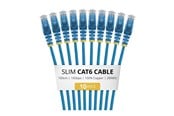 Nettverkskabel - StarTech.com Startech patch cable - 1 m - blue - Blå - N6PAT100CMBLS10PK