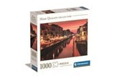 Puslespill - Clementoni Milan Canals Square Box Jigsaw Puzzle 1000 pieces 2D Puslespill - 80319