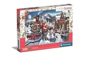 Puslespill - Clementoni HQC Train Station Jigsaw Puzzle 500 pieces 2D Puslespill - 81502