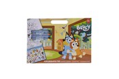 Kreative leker - Bluey BLUEY A4 fargeleggingsblokk med 6 fargeblyanter og klistremerker - 148302676