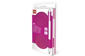 Skoleutstyr - LEGO Locking Notebook with Gel Pen Red - 4003064-53696