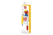LEGO® - Euromic 4003075-52602 LEGO gelpenn, 1 stk rød i boks med minifigur - 4003075-52602
