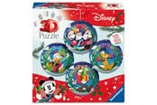Puslespill - Ravensburger 3D Puzzle-Ball 4 stk. Disney julekuler i én eske 3D Puslespill - 12008088