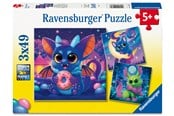 Puslespill - Ravensburger Små demoner 3x49 brikker - 12004261