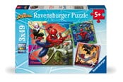 Puslespill - Ravensburger Marvel Spider Man 3x49 brikker - 12004115