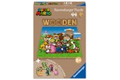 Puslespill - Ravensburger WOODEN Super Mario 44 brikker Tre - 12004086