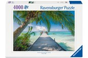 Puslespill - Ravensburger Drømmestrand på Maldivene 4000p Blokk - 12001737