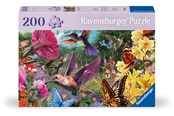 Puslespill - Ravensburger Kolibrier og sommerfugler 200p Ad - 12001369