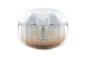 Hodetelefoner - GUESS Glitter Gradient TWS Bluetooth headphones with docking station - gold - 3666339210380