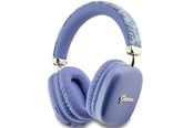 Hodetelefoner - GUESS GCube Metallic Script Logo Headphones - Purple - 3666339220815