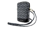 Mobil - Andre tilbehør - GUESS Zip GCube Bottom Stripe phone bag - black - 3666339210656