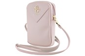 Mobil - Andre tilbehør - GUESS Zip Triangle 4G bag - pink - 3666339210632