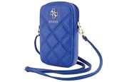 Mobil - Andre tilbehør - GUESS Zip Quilted 4G bag - blue - 3666339213985