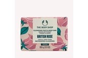 Kroppspleie - The Body Shop British Rose Cleansing Face & Body Bar - 5028197250997