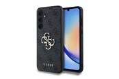 Mobil - Deksel og etui - GUESS 4G Big Metal Logo case for Samsung Galaxy A35 - black - 3666339259563