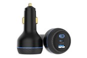 Mobil - Adaptere og ladere - Insmat car power adapter - 100 + 30 W - USB 2 x USB-C - 130 watt - 520-9130