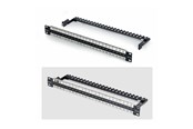 Tilbehør - StarTech.com Startech blank keystone patch panel - 1U - 19" - with cable management bar for RJ45 - TAA Compliant - C6PANELSTP481UCM